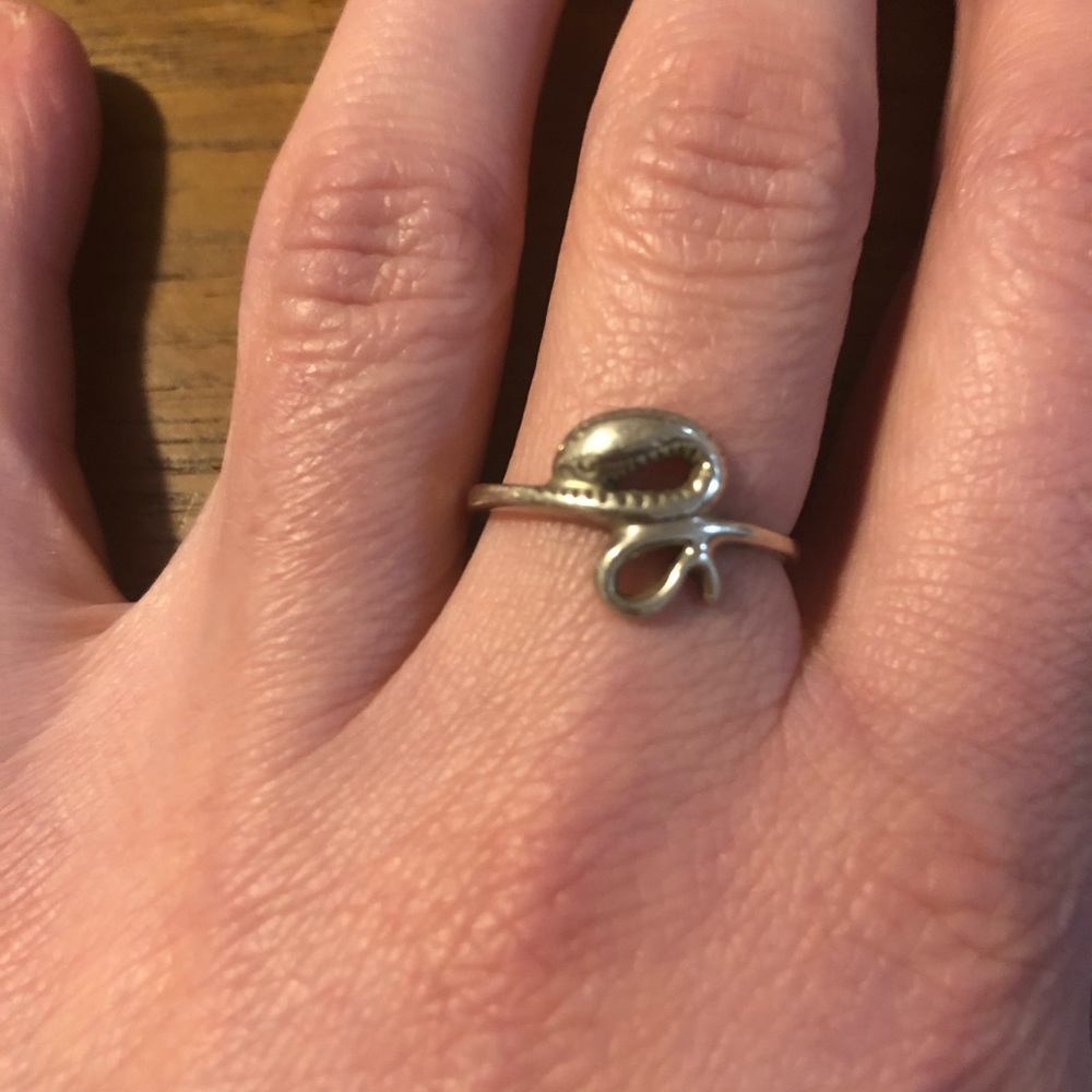 Snake Sterling Silver Ring